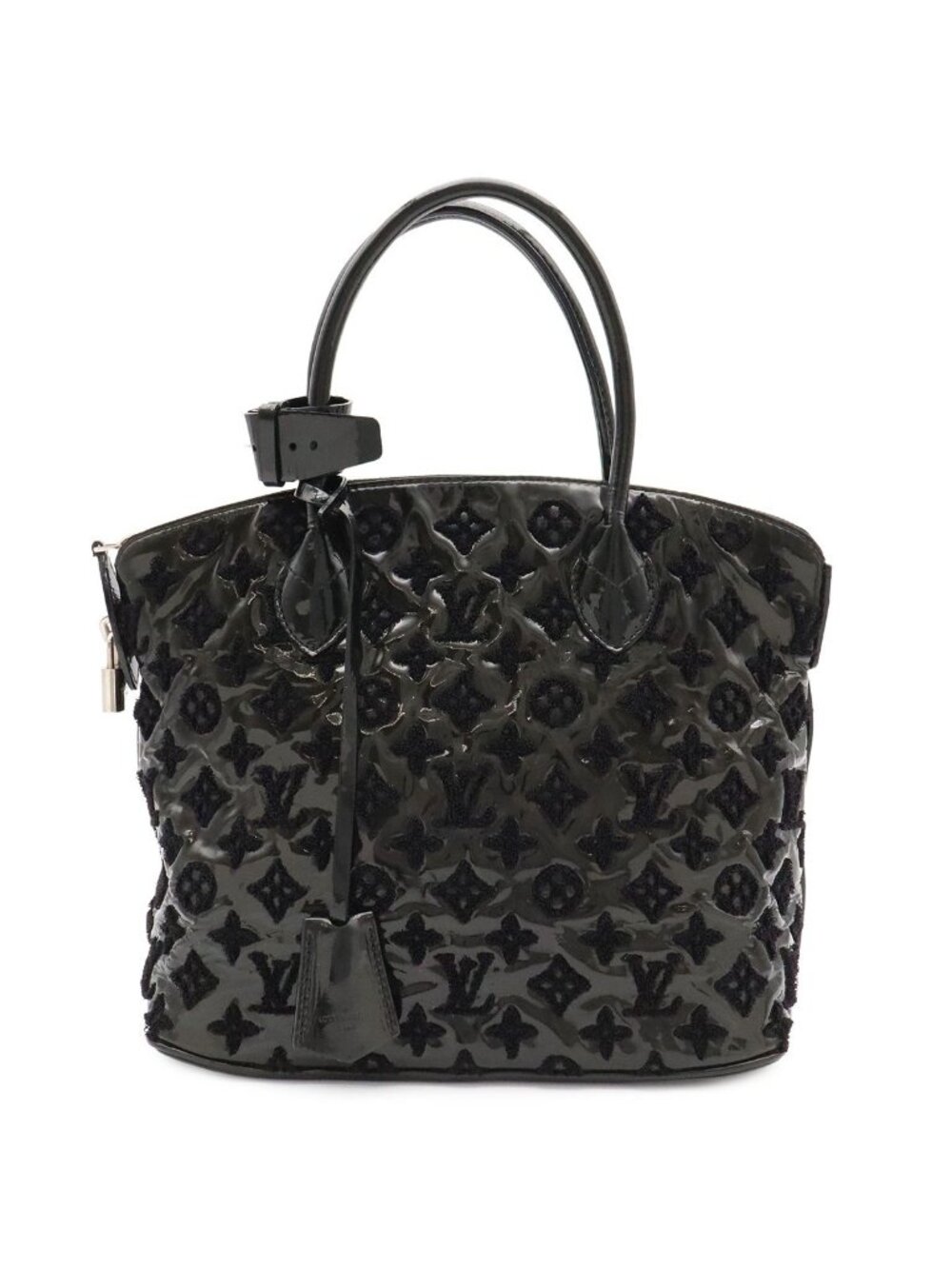 Louis Vuitton Monogram Lockit Boucle Tote Bag Noir Black